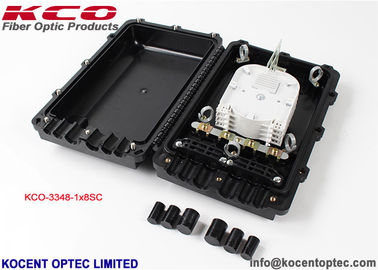 4 Ports KCO-3348-1x8SC SC UPC Wall Mount Fiber Optic Enclosure Box