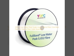 G652D Düşük Su Zirvesi Tek Modlu Optik Fiber Core Optik Fiber Kablo Montajı için Çıplak Fiber