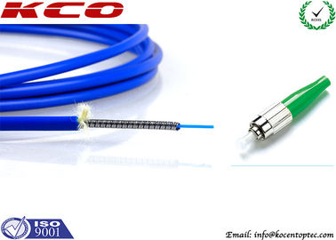 SM FC to FC Armored Fiber Optic Patch Cord Simplex 12 Cores For FTTH LAN