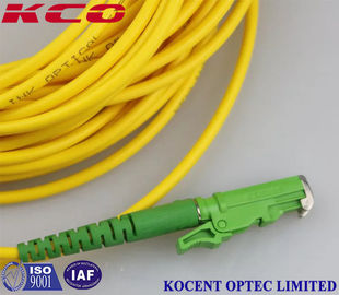 SM 9/125 E2K Fiber Optic Patch Cord , E2K Optical Fiber Jumper 10m 20m 50m 100m
