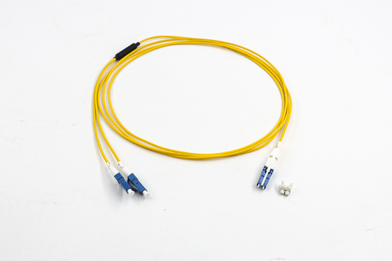 CS SN Connector Uniboot LC Double Density SM MM OM3 OM4 1.6mm 2.0mm 2cores 4 Core 1m 5m Fiber Optic Patch Cord