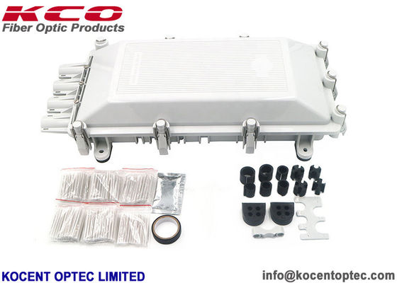 256 Cores IP67 Waterproof Wall-mount Horizontal Fiber Optic Splice Closure Optical Fiber Joint Box