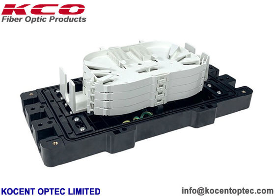 IP65 Outdoor Fiber Optic Splice Closure 3in 3out 72fo Fiber Optic Splice Enclosure for FTTH Networks