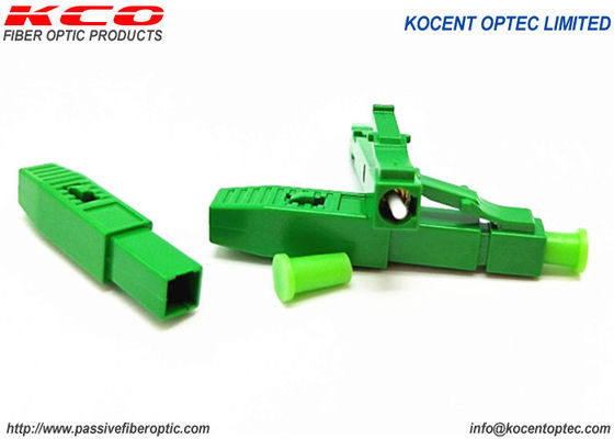 0.9mm OD LC/UPC Fiber Optic Fast Connector with Low Insertion Loss and Tensile Strength >50N for FTTH Applications