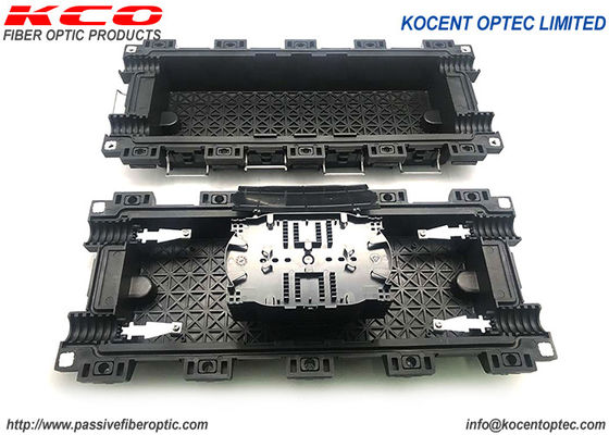 144 Core IP68 Waterproof Horizontal Inline Fiber Optic Splice Closure for FTTH GPON Networks