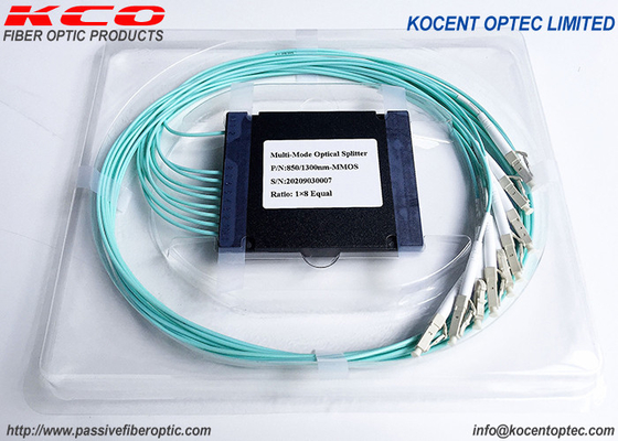 ABS Box Modular PLC Splitter with Low Insertion Loss and High Return Loss for Fiber Optic Systems