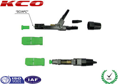 SC/APC Single Mode Fiber Optic Fast Connector for 0.9mm Indoor Cable Field Assembly Quick Connector