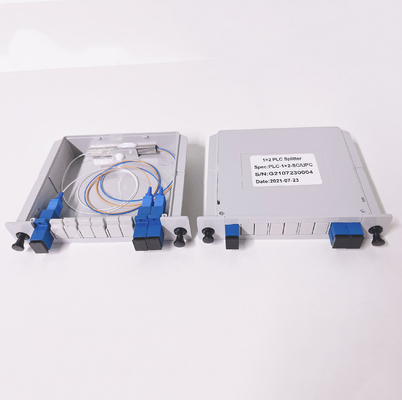SC/UPC Pasif Fiber Splitter 1x2 1:2 1*2 Ekleme Tipi LGX PLC Splitter