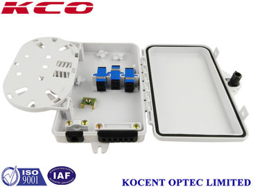 6 Port Outdoor Fiber Optic Terminal Box ABS Material Fiber Optic Distribution Box for FTTH Networks
