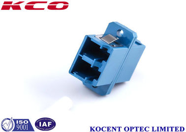 LC/UPC Fiber Optic Adapter with Ceramic Sleeves and 0.10dB Repeatability for Duplex Applications
