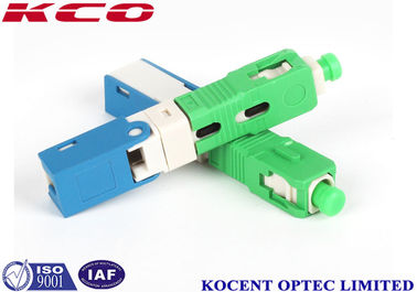 Green 2.0mm 3.0mm FTTX SC APC Field Installable Fiber Optic Fast Connector with 0.2dB Insertion Loss