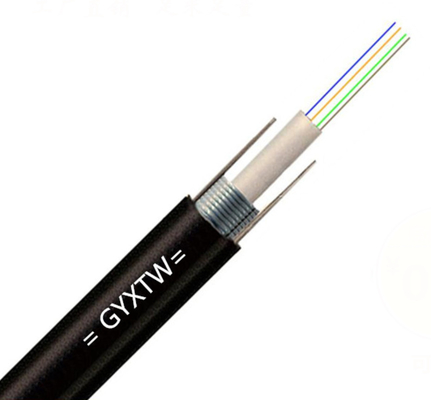 Multimode OM2 50/125 2 4 6 8 12 çekirdekli GYXTW 7.0mm Merkezi Sıvı Tüp Dış Fiber Optik Kablo