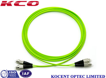 FC-FC OM5 Optical Fiber Patch Cable with 50/125 Multimode Fiber 0.35dB Insertion Loss and 60dB Return Loss