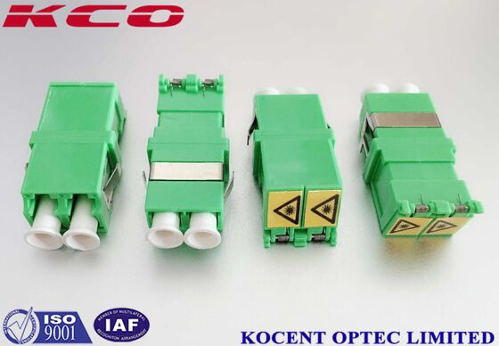 Single Mode Optical Fiber Adapter Duplex Auto Shutter LC/APC LC/UPC Without Flange Coupler
