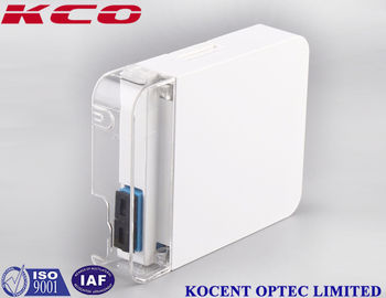 1 Port SC Duplex Fiber Optic Termination Box with Wallmount Socket for 2 Cores FTTH FTTB Applications
