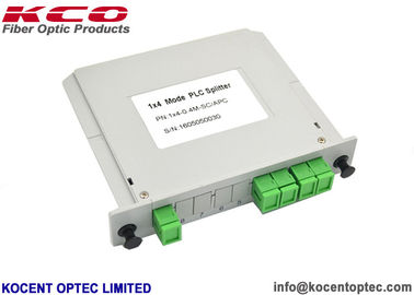 Küçük Boyutu 1 * 4 Fiber Optik Bölücü 1x4 PLC Terminal Splitter Için Splitter LGX Tipi ODF ODB Kutusu