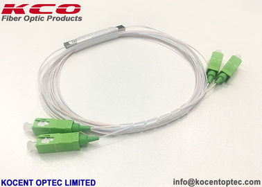 FTTH FTTA 0.9mm 1.0m için 2 * 2 Mini PLC Fiber Optik Bölücü SC / APC Konektörü