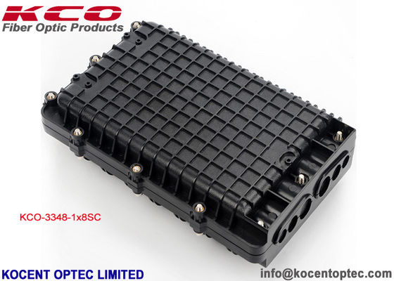 1x8 Fiber Optic Splitter 4 Ports Wall Mount Fiber Optic Splice Closure Fiber Optic Enclosure Box