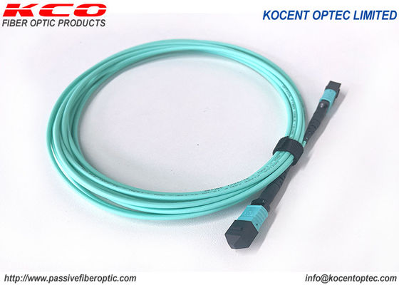 MPO MTP Kamyon Fiber Patch Kablosu Elite Düşük Kayıp 8fo OM3 OM4 APC