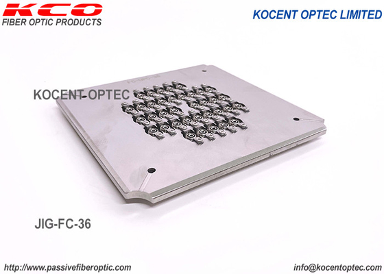 36 Bağlantı cilalama Jig SPC yapısı FC UPC APC Fiber Optic Bağlantılı öğütme ekipmanları