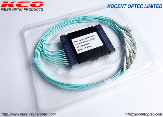 Multimode OM3 Fiber Optical Coupler PLC Splitter 1*2 1*4 1*8 SC LC FC ST Bağlantısı