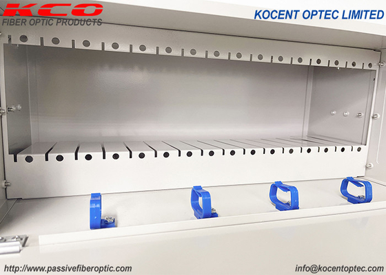 4U 19'' Fiber Optic PLC Splitter with 0.9mm Cable for Indoor Cabinet Use and Low Insertion Loss